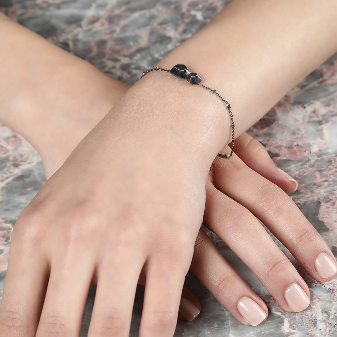 agapi-diamonds-repeated-dream-bracelet-noir-rhodium image 2