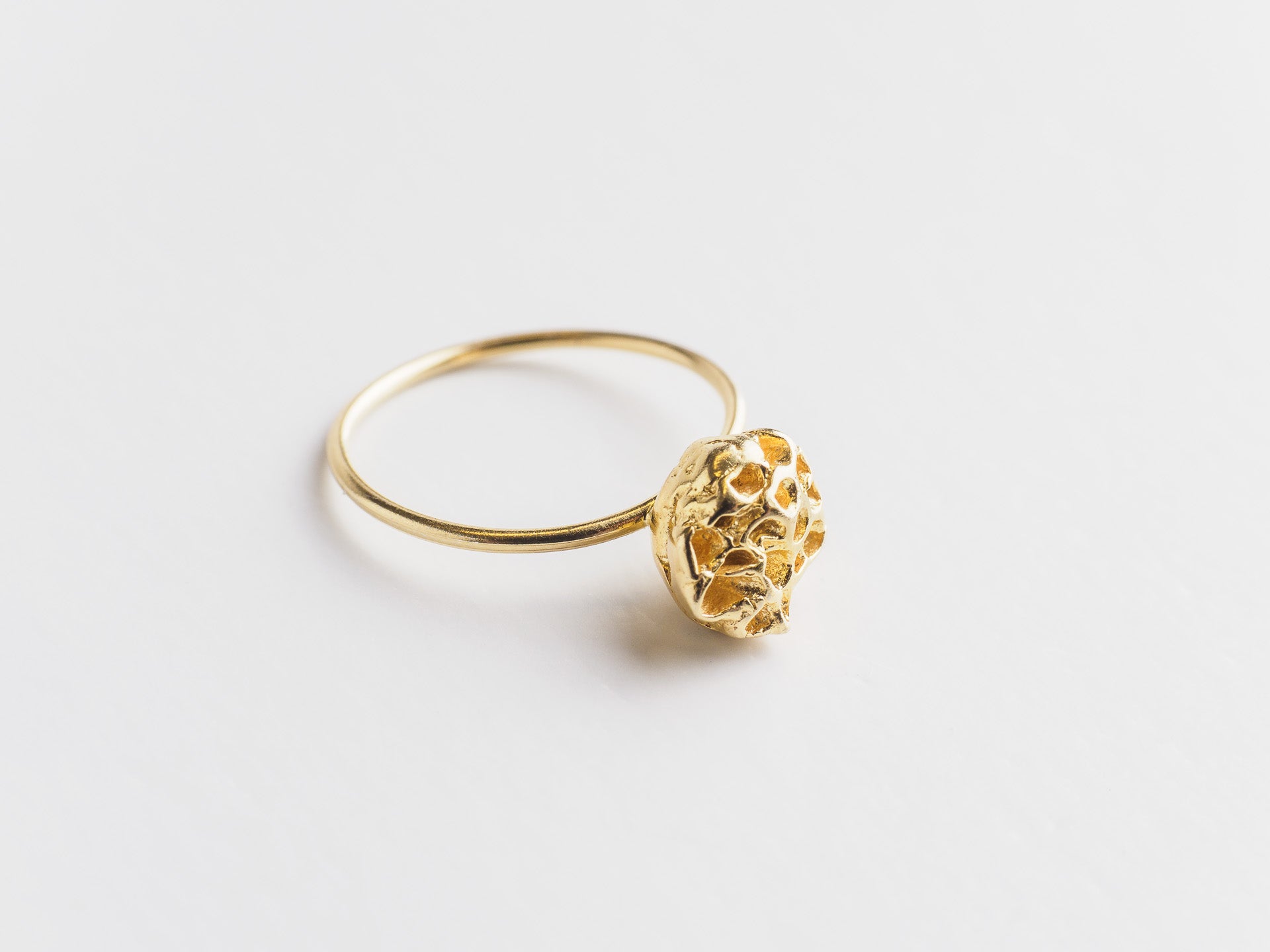 agapi-seastories-coral-bague-corail-argent-925-dor-taille-54 image 5