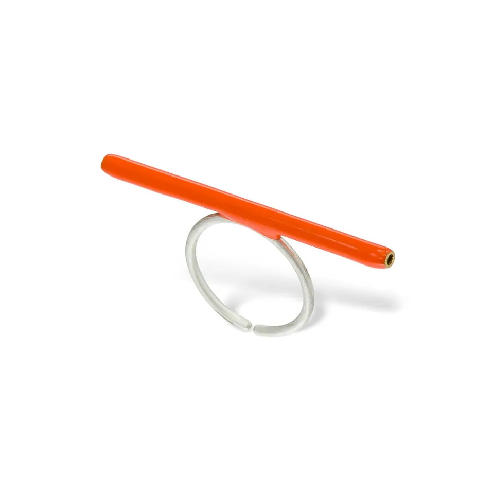 agapi-bau-jewels-line-bague-r-glable-mail-orange image 1