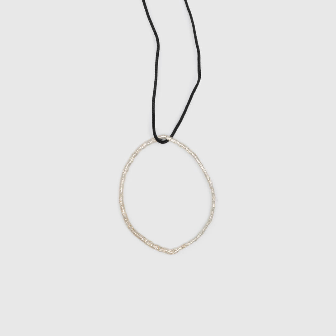 agapi-forestland-branch-hoop-collier-argent-925-ajustable image 2