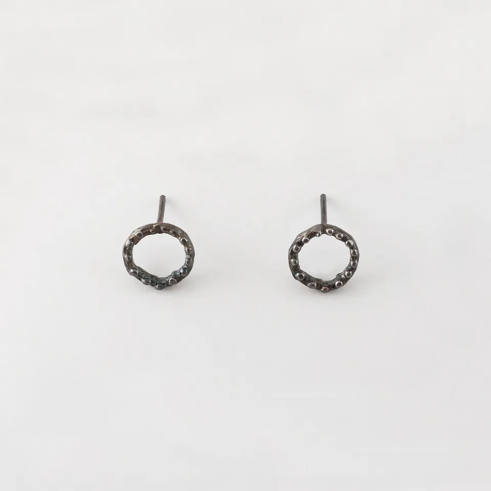 agapi-tiny-twig-cr-oles-puces-argent-patine-rainbow image 1