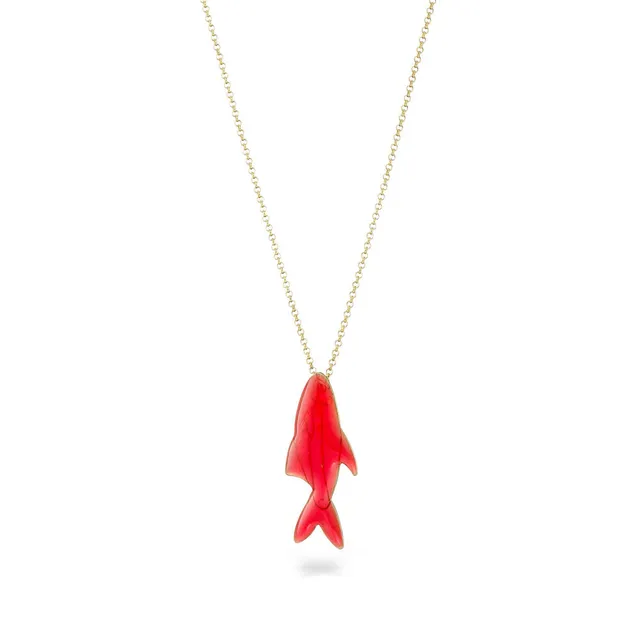 agapi-the-fish-neon-fish-collier-corail-fluo-mail image 1
