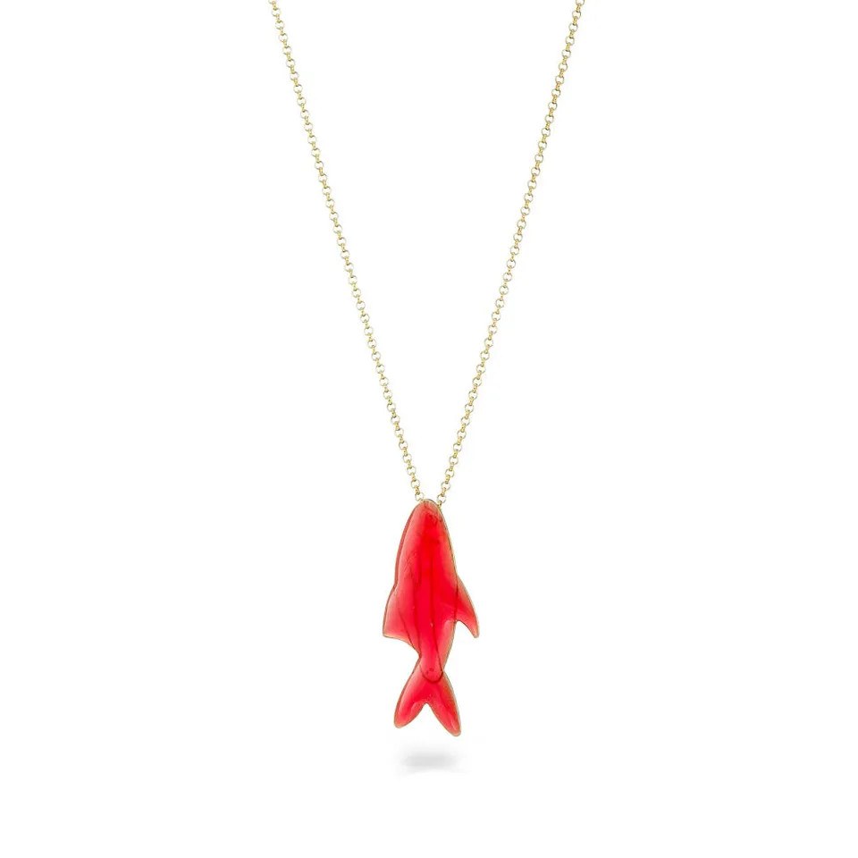 agapi-the-fish-neon-fish-collier-corail-fluo-mail image 1