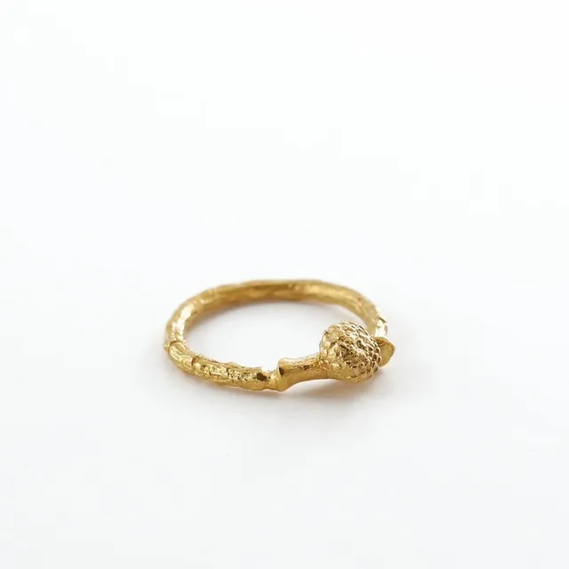 agapi-forestland-round-seed-bague-plaqu-or-taille-52 image 1