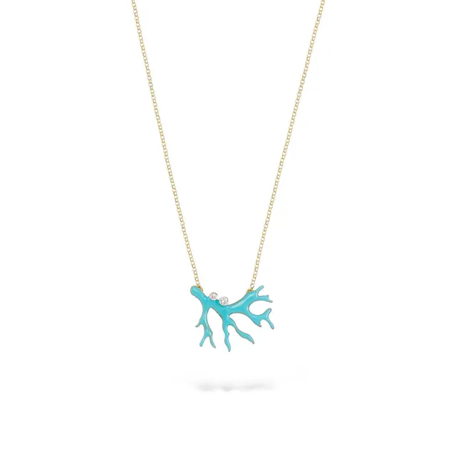 agapi-seastories-coral-breeze-collier-bleu-clair-mail-40-cm image 1