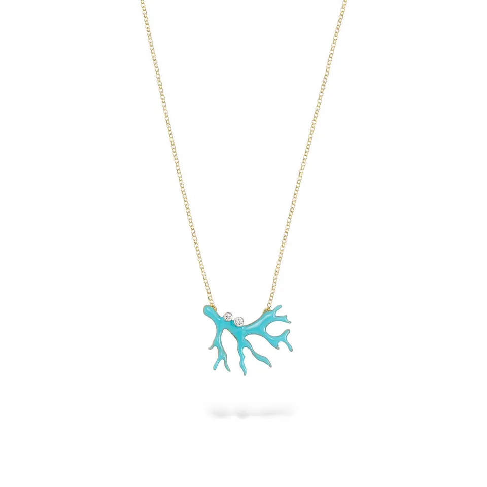 agapi-seastories-coral-breeze-collier-bleu-clair-mail-40-cm image 1
