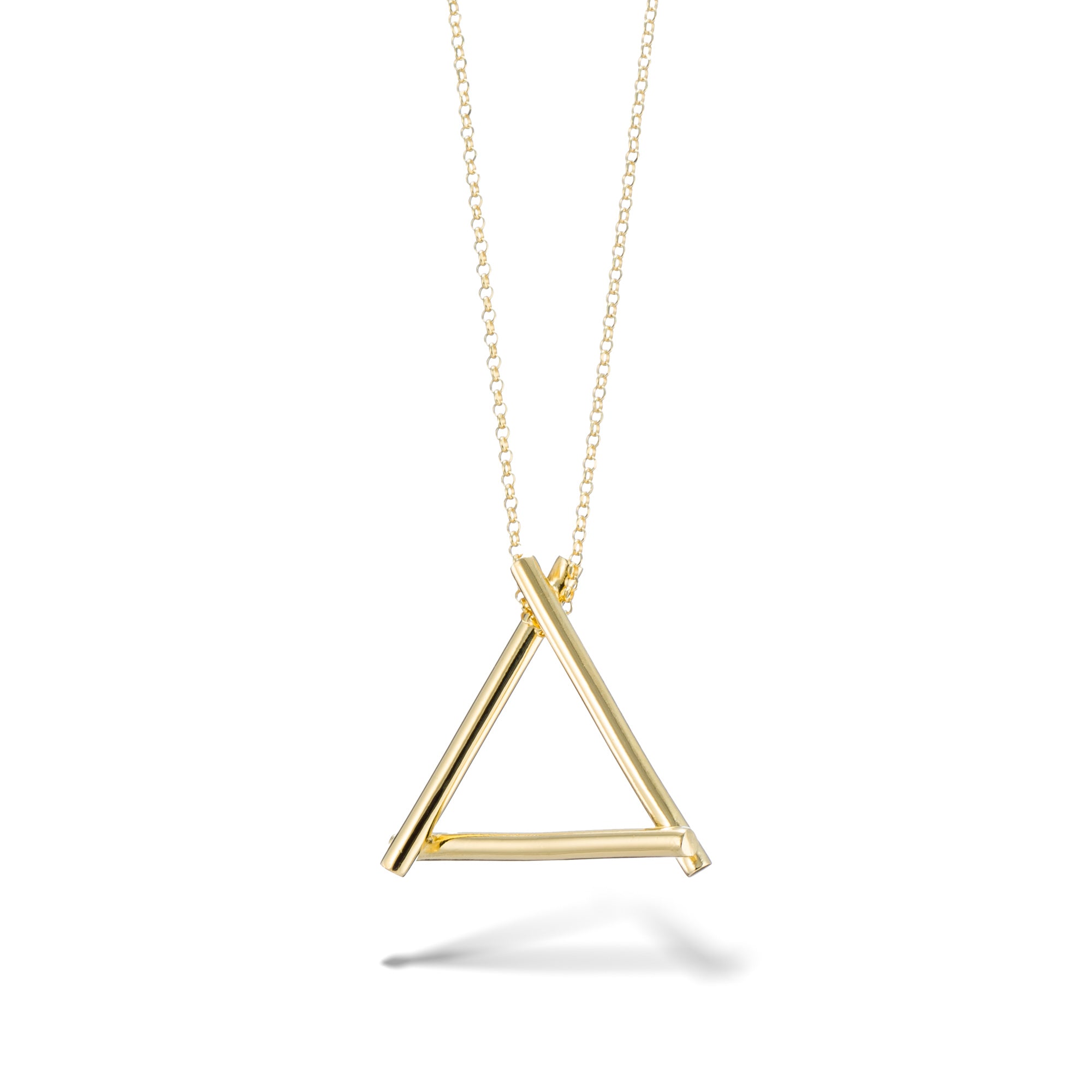 agapi-arcana-sacred-triangle-collier-cha-ne-plaqu-or image 3