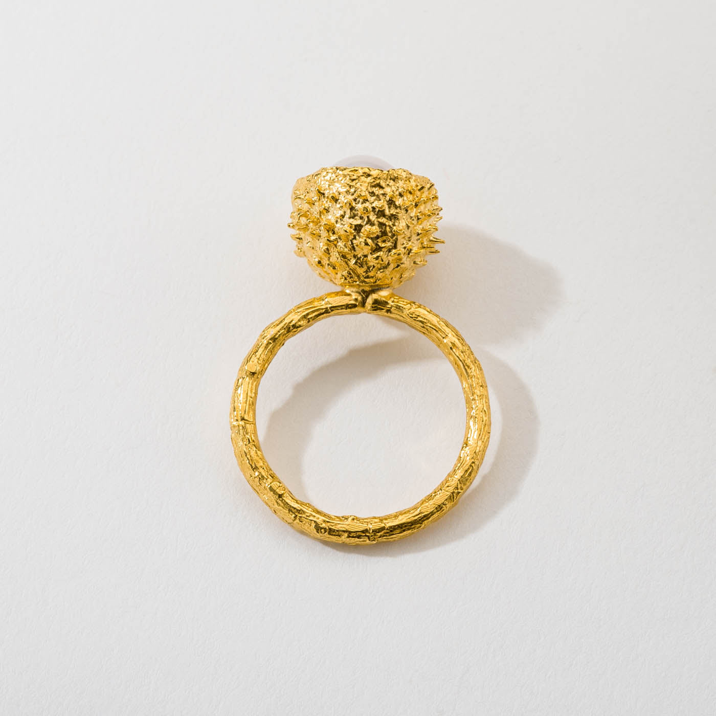 agapi-forestland-medium-acorn-bague-gland-perle-plaqu-or image 5