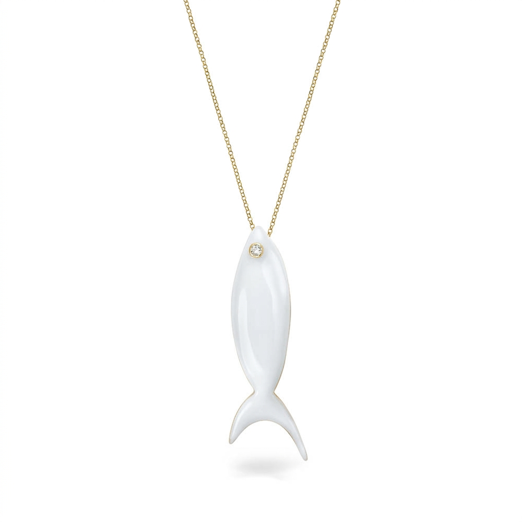 agapi-the-fish-collier-long-poisson-mail-blanc-zircon image 1