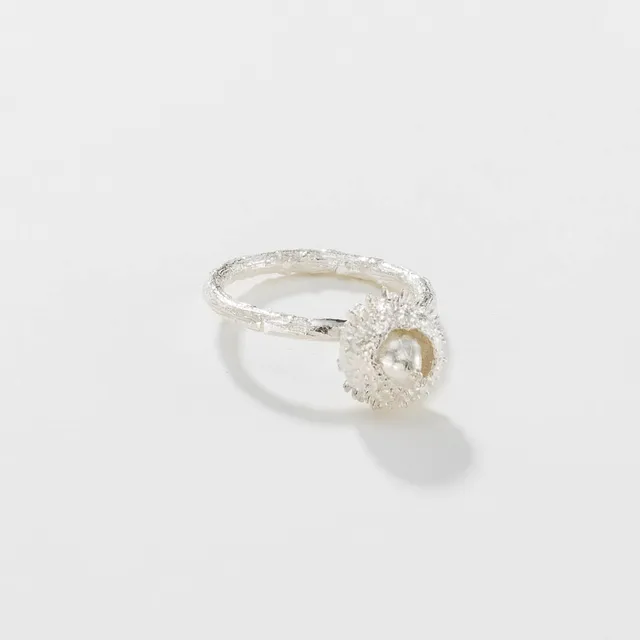 agapi-ids-water-oak-nut-bague-argent-925-gland image 1