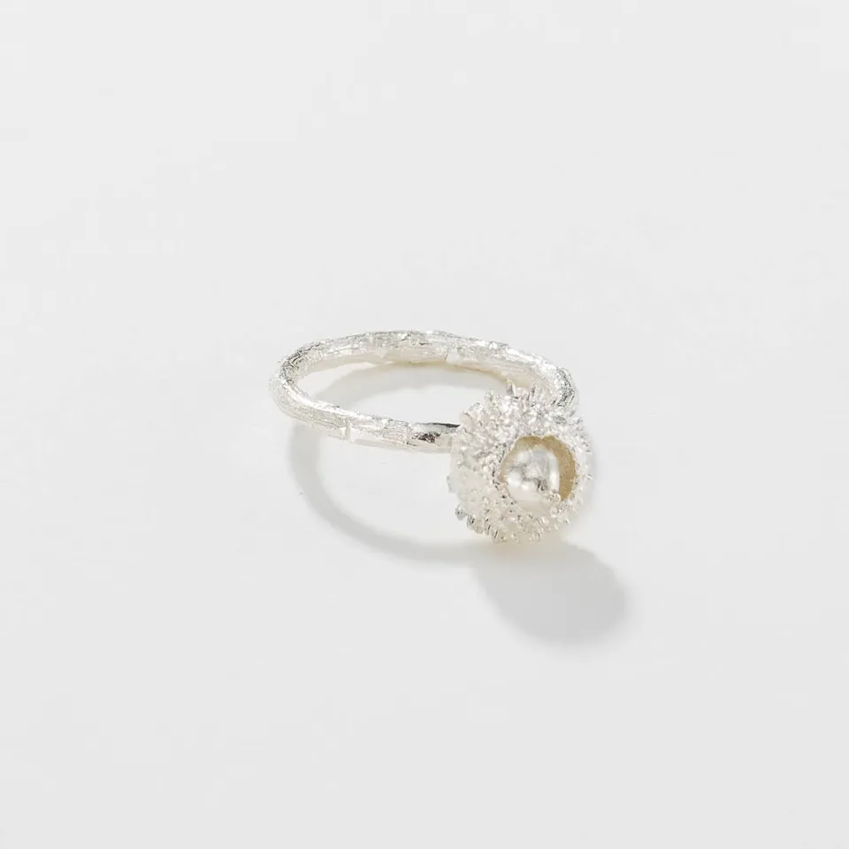agapi-ids-water-oak-nut-bague-argent-925-gland image 1