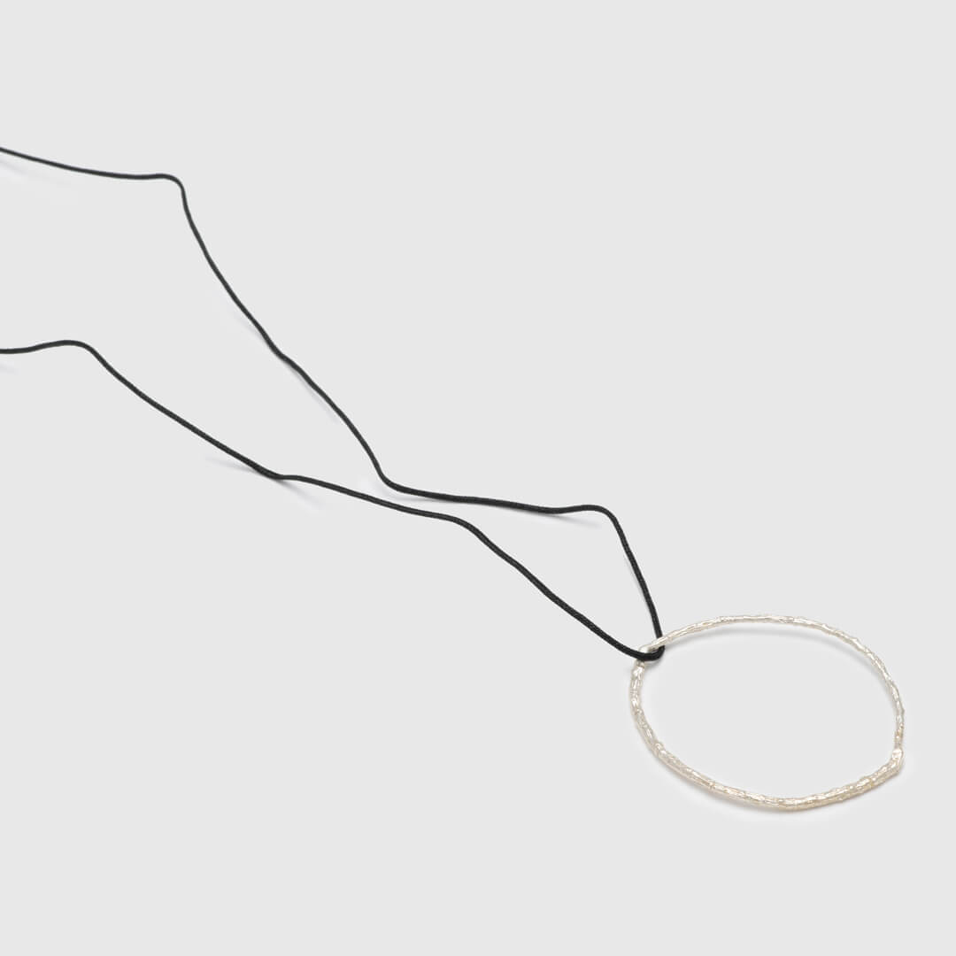 agapi-forestland-branch-hoop-collier-argent-925-ajustable image 3