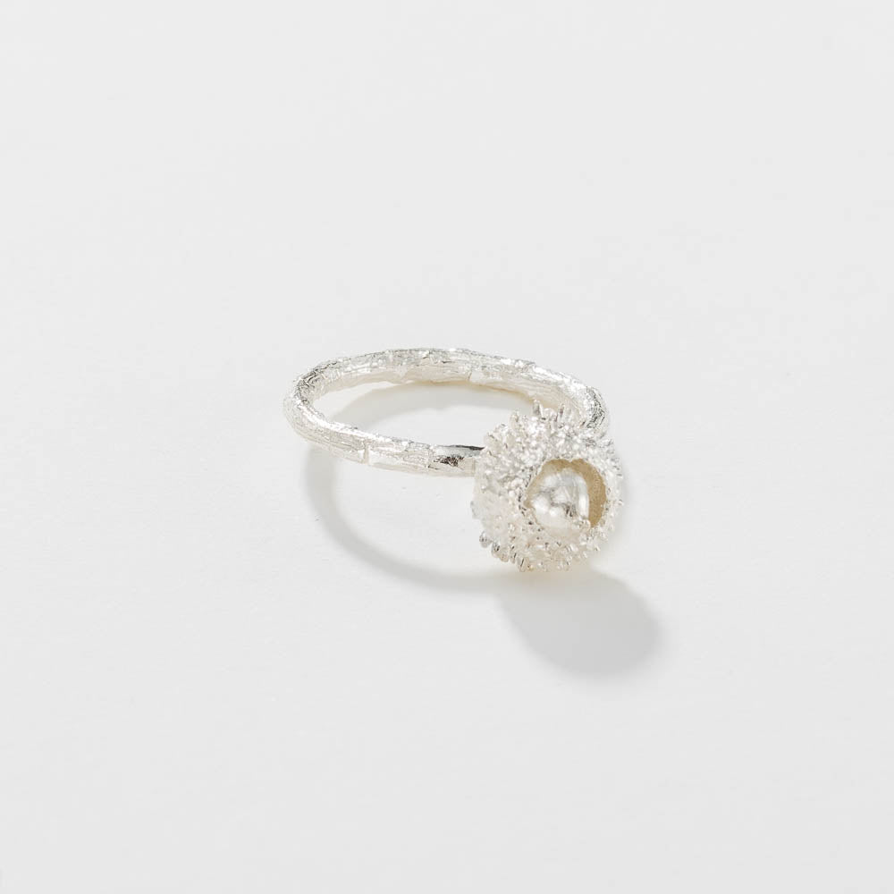 agapi-ids-water-oak-nut-bague-argent-925-gland image 1