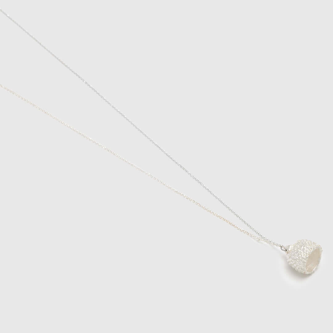 agapi-forestland-big-acorn-collier-pendentif-gland-argent-85cm image 4