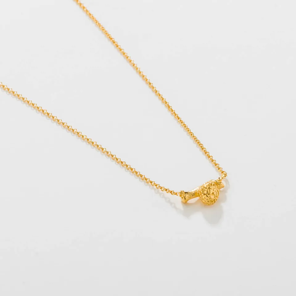 agapi-forestland-round-seed-collier-or-graine-brindille image 1