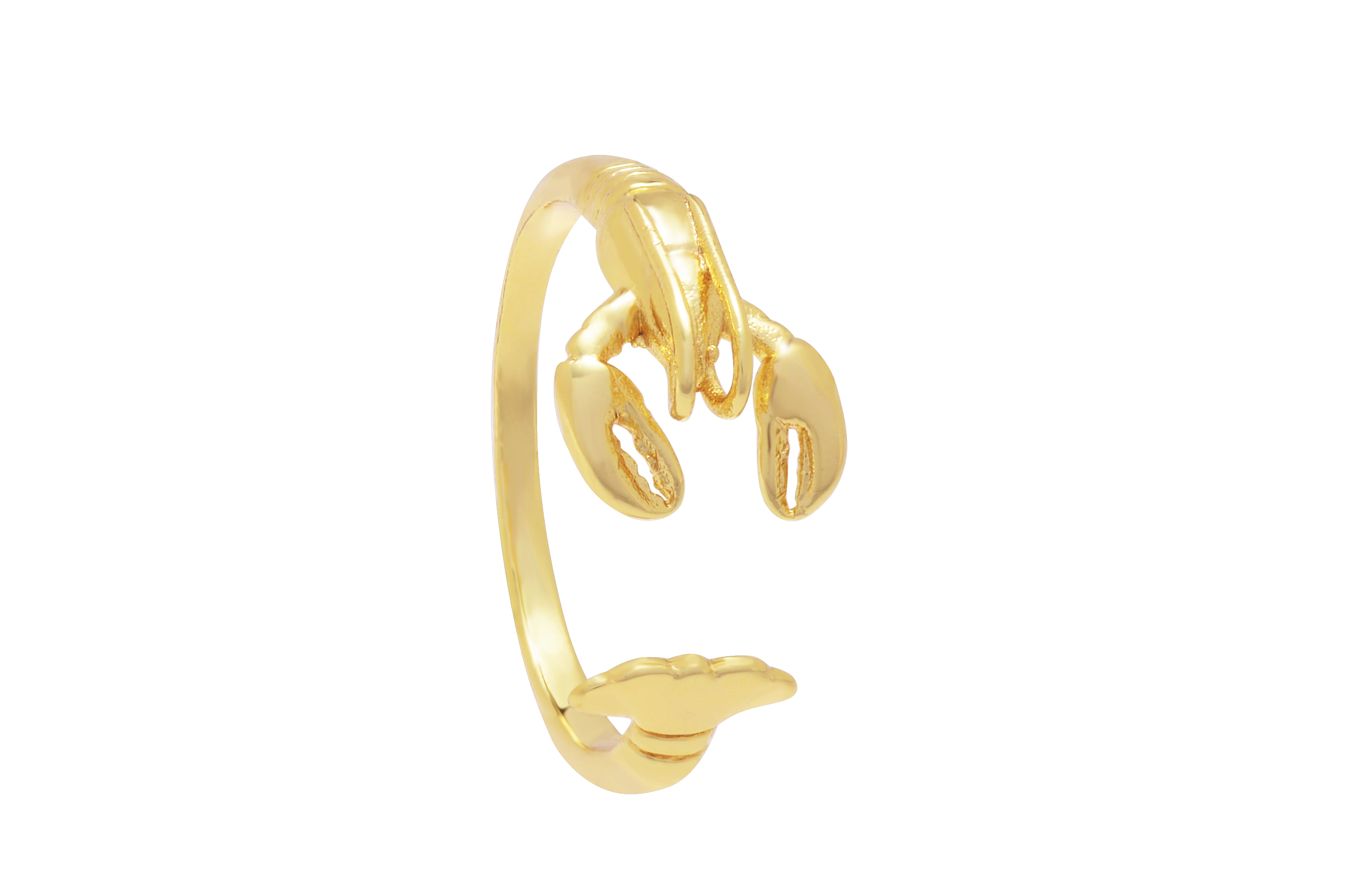 armeria-girard-le-homard-bague-dor-e-ajustable-54-58 image 2