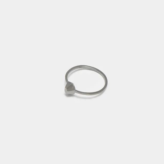 agapi-love-symbols-little-desire-bague-argent-rhodium-noir image 1