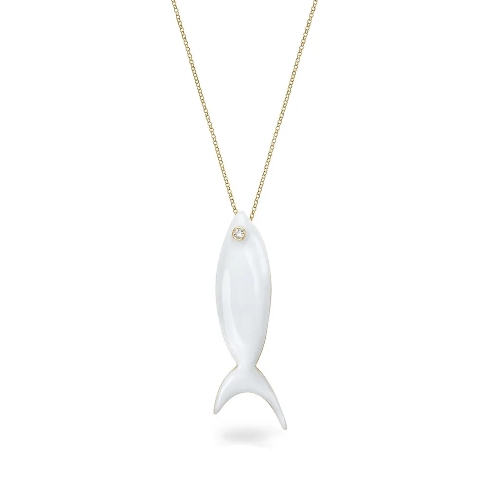 agapi-the-fish-collier-long-poisson-mail-blanc-zircon image 1