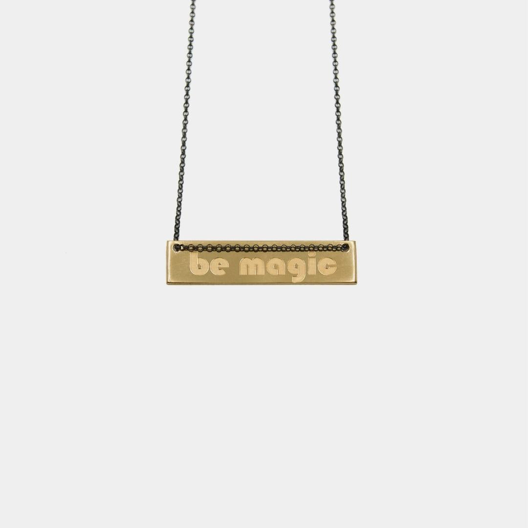 agapi-ids-be-magic-collier-dor-plaqu-or-42-cm image 1