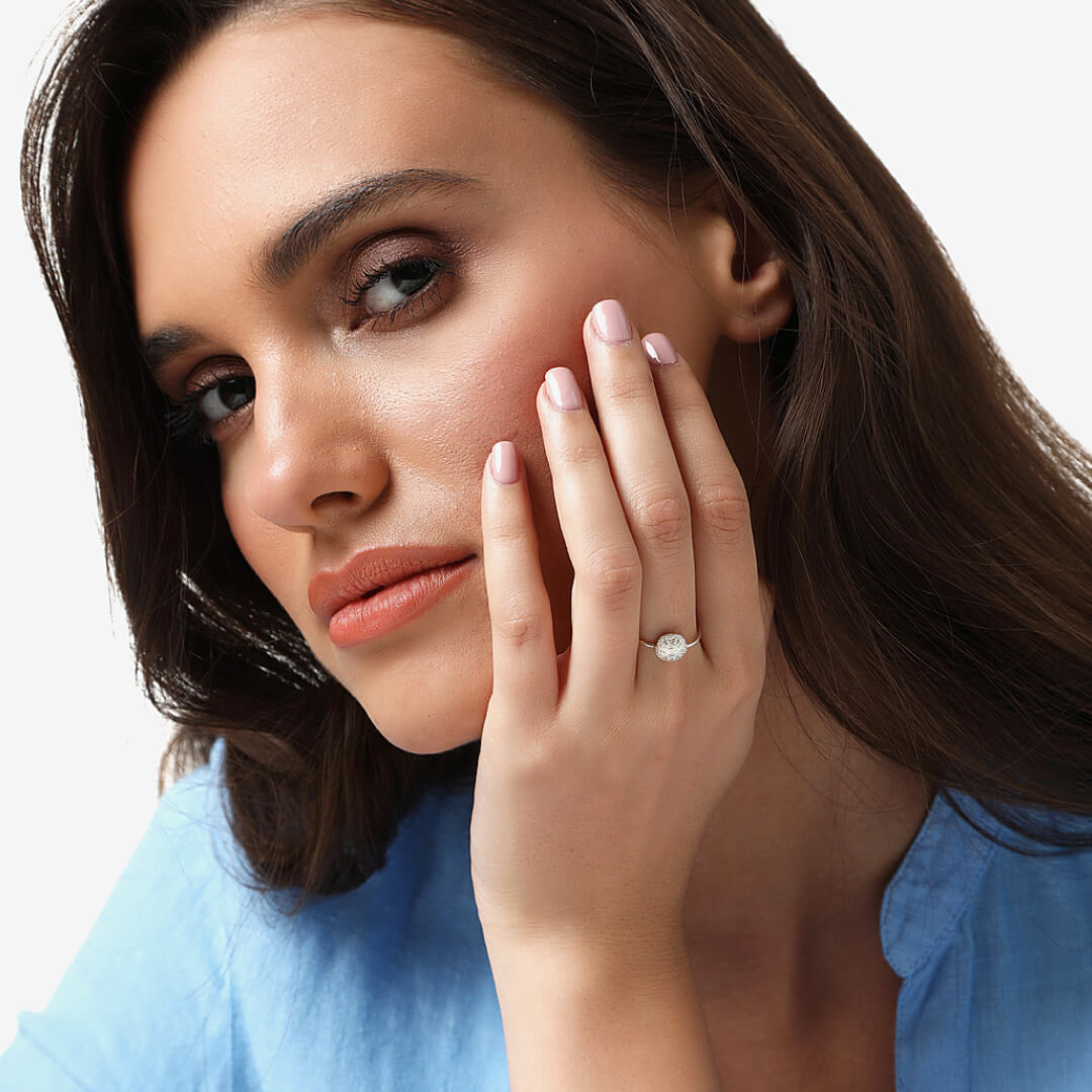 agapi-seastories-little-urchin-bague-argent-925-oursin-taille-50 image 2