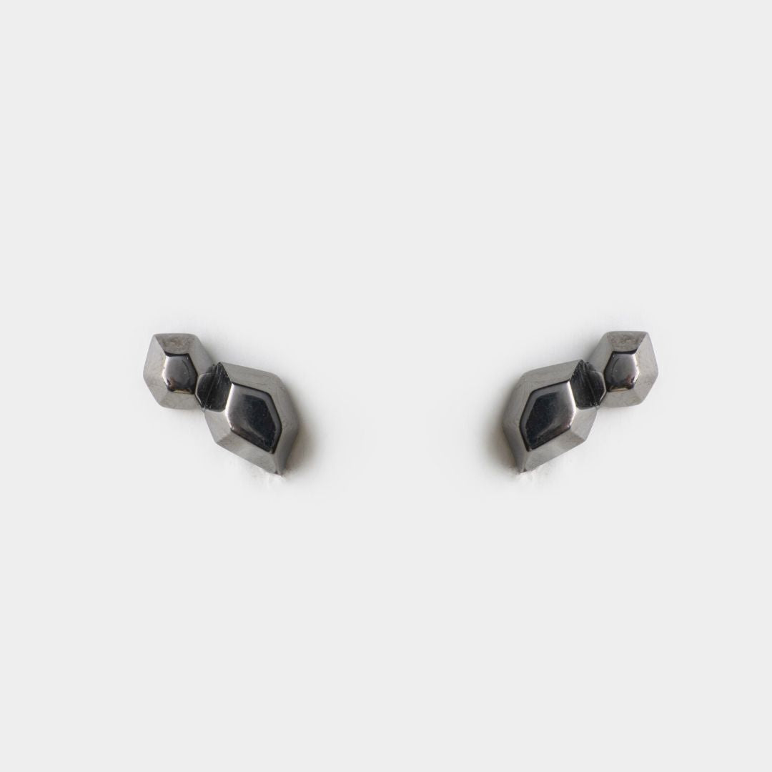 agapi-repeated-dream-boucles-rhodium-noir-argent image 1
