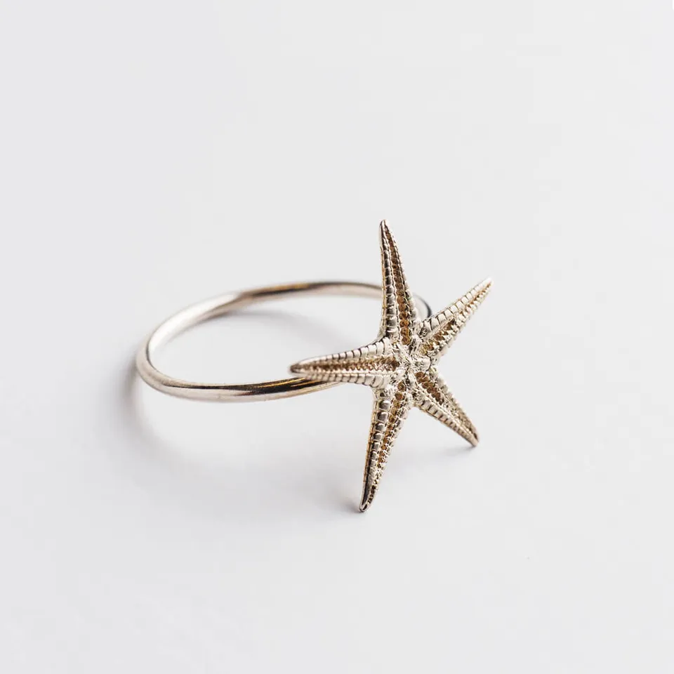 agapi-seastories-petite-bague-toile-de-mer-argent-925 image 1