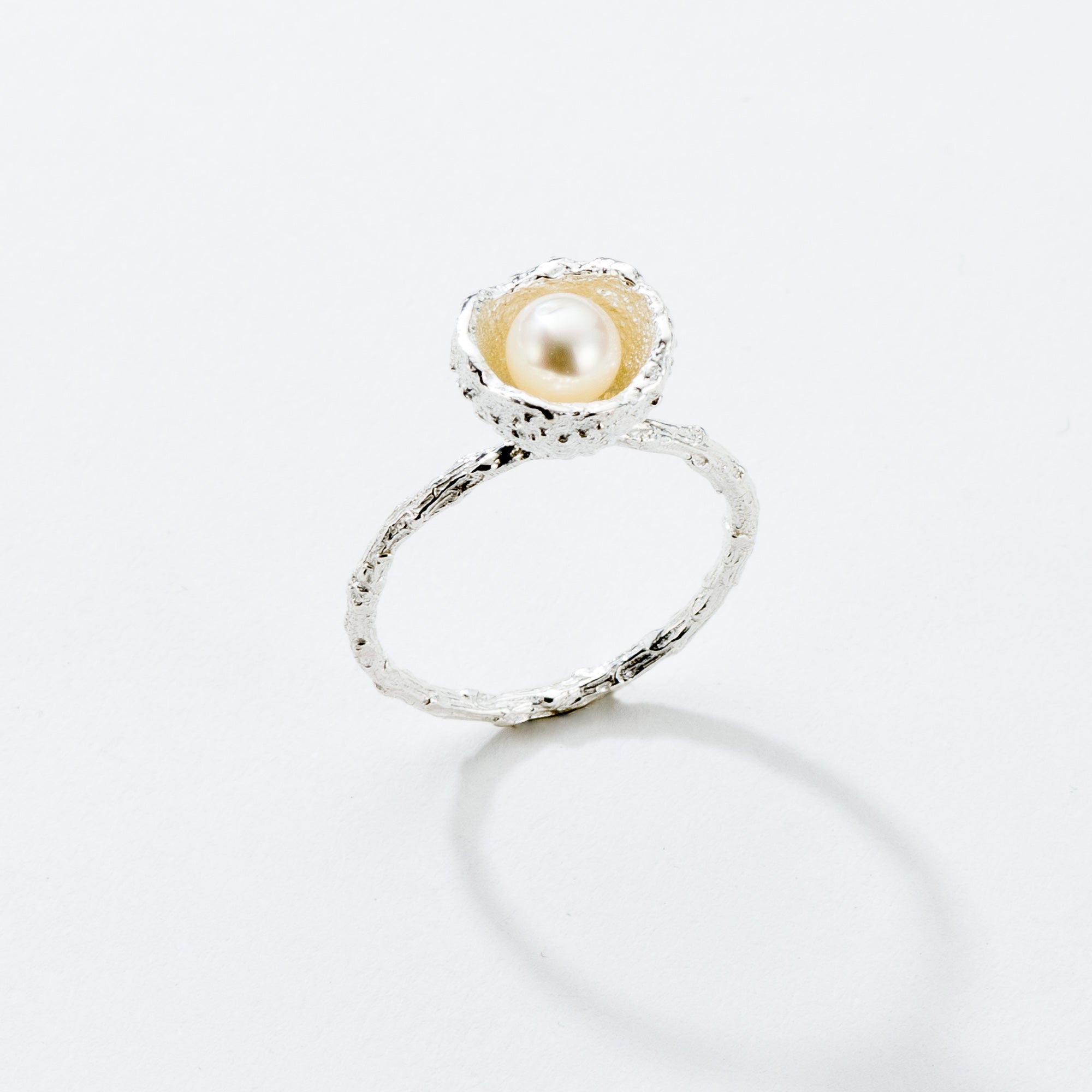 agapi-forestland-little-acorn-bague-argent-perle image 3