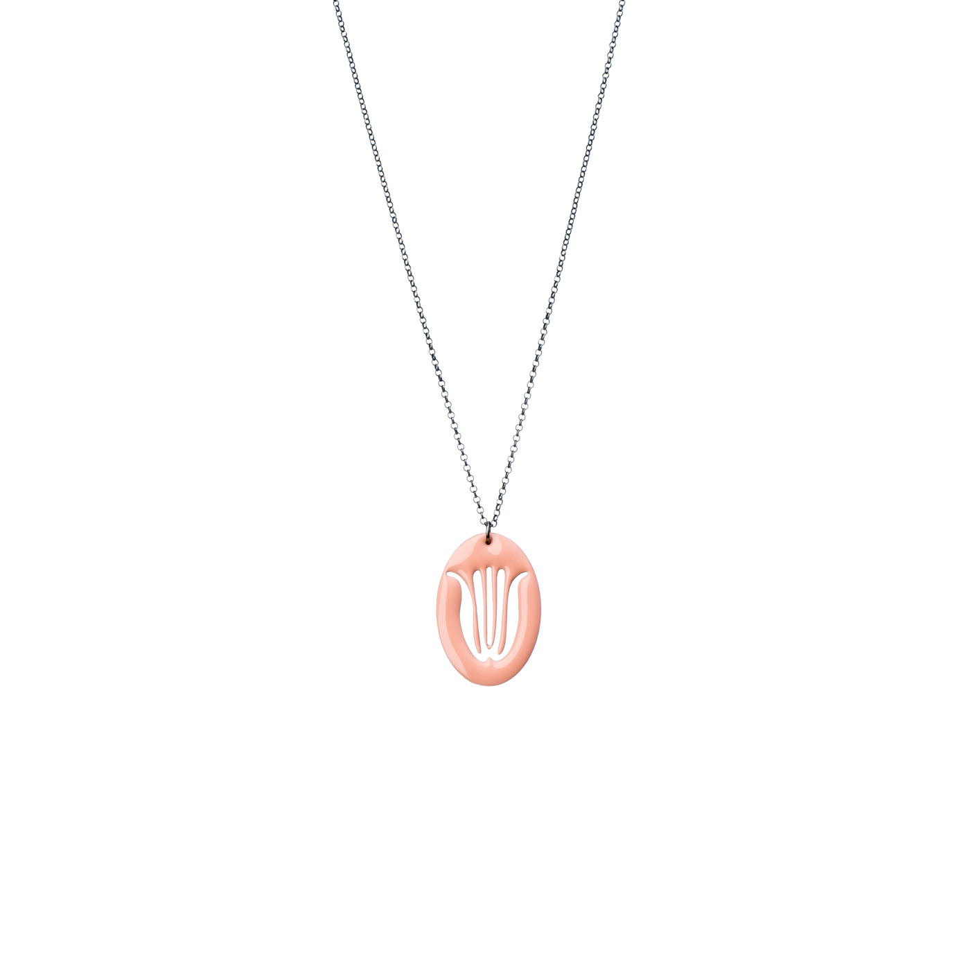 agapi-anthology-tulip-collier-cha-ne-mail-saumon-fleur image 1