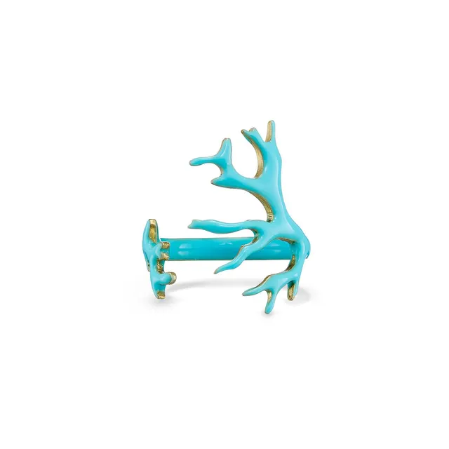 agapi-seastories-coral-breeze-bague-corail-bleu-clair-r-glable image 1