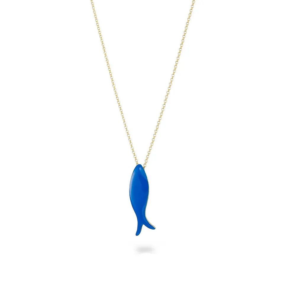 agapi-the-fish-small-fish-collier-poisson-bleu-40-cm image 1