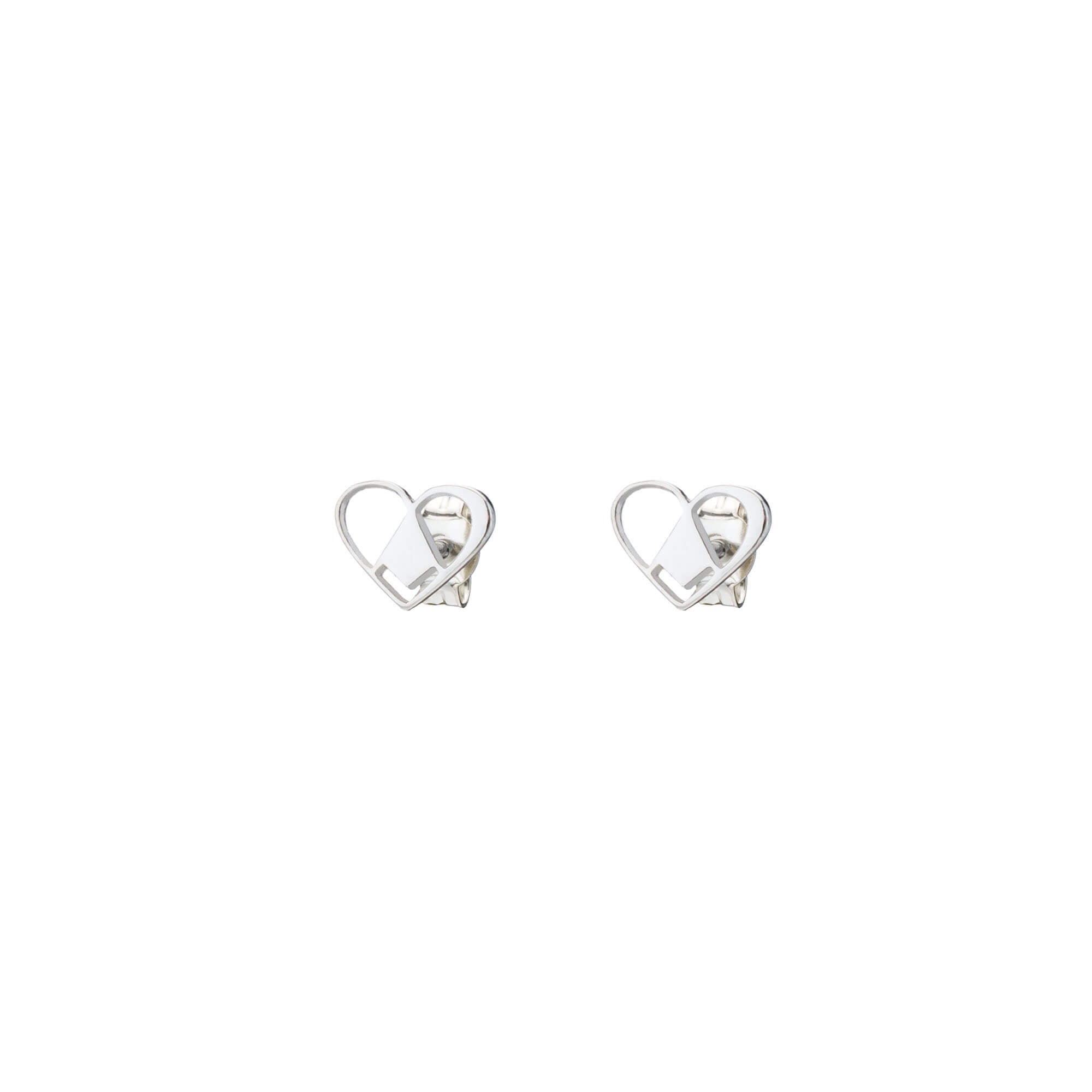 agapi-love-symbols-sweet-love-boucles-coeur-argent-1-cm image 4