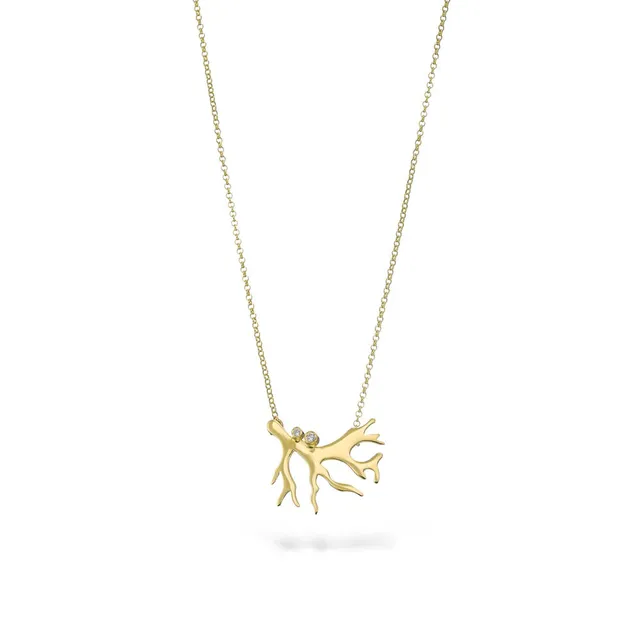 agapi-seastories-collier-coral-breeze-poisson-dor-40-cm image 1
