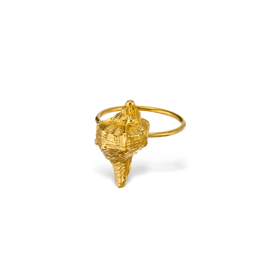 agapi-seastories-seashell-extravaganza-bague-dor-e-argent-925 image 1