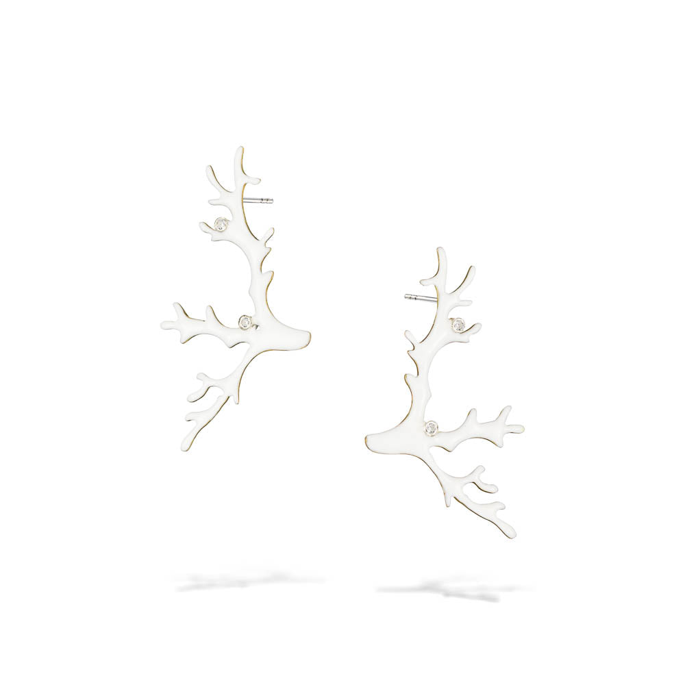 agapi-coral-dream-boucles-d-oreilles-corail-mail-blanc image 1