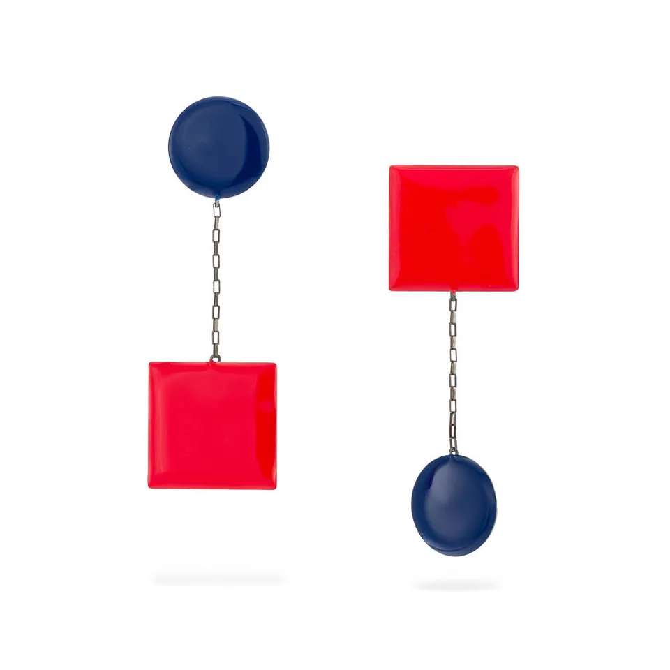 agapi-bau-jewels-primaries-i-boucles-oreilles-mail-bleu-rouge image 1