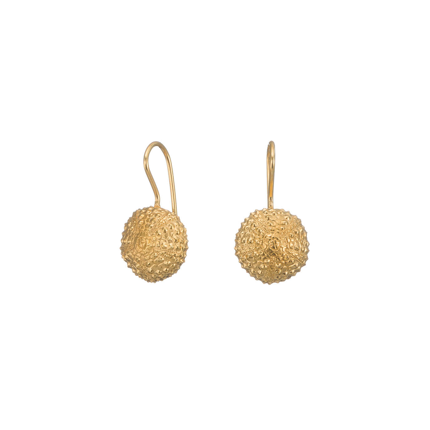 agapi-seastories-urchin-boucles-pendantes-dor-plaqu-or image 1