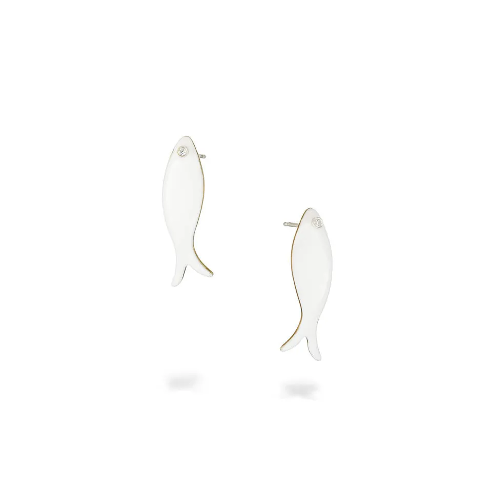 agapi-the-fish-small-fish-boucles-mail-blanc-zircon image 1