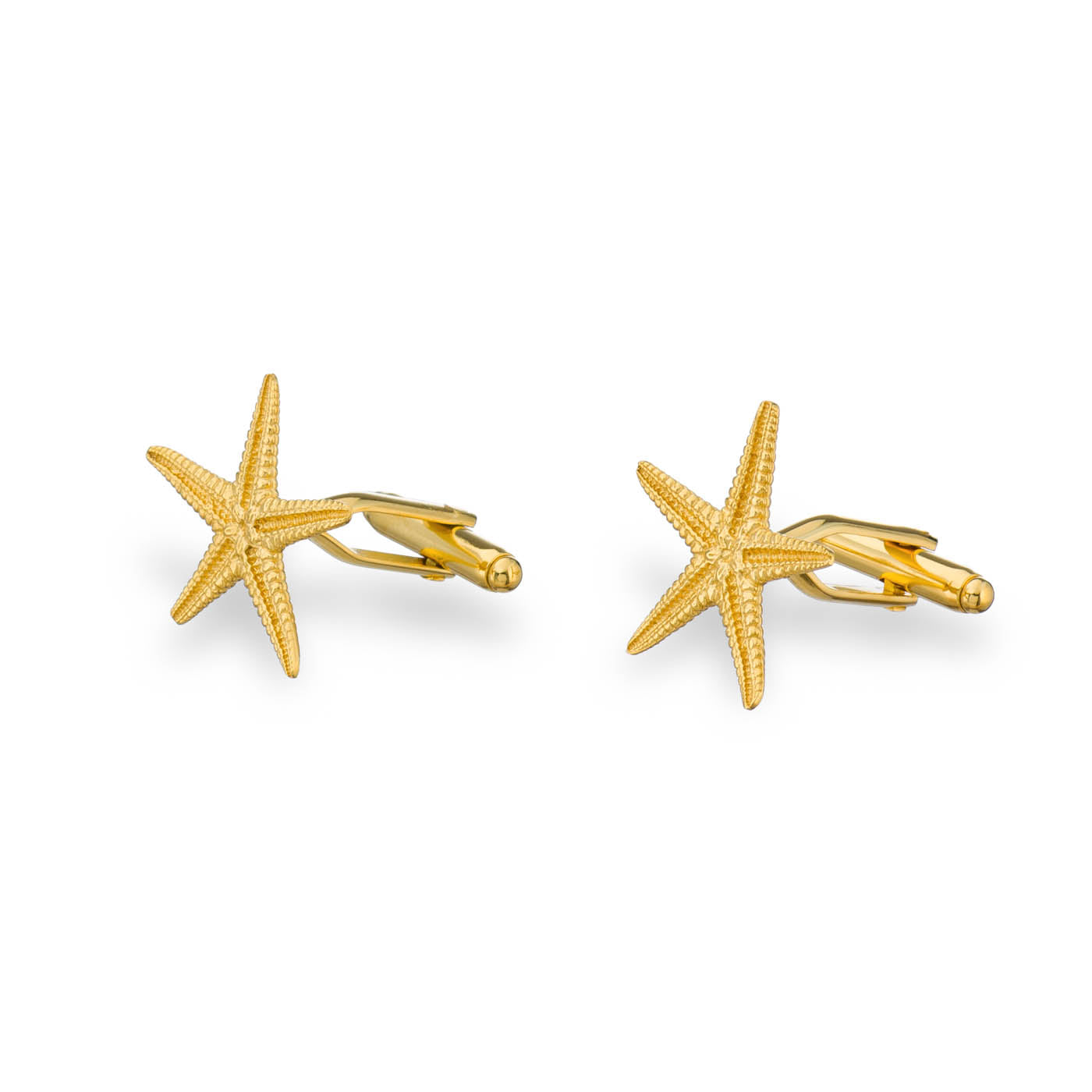 agapi-men-starfish-boutons-de-manchette-dor-argent-925 image 3