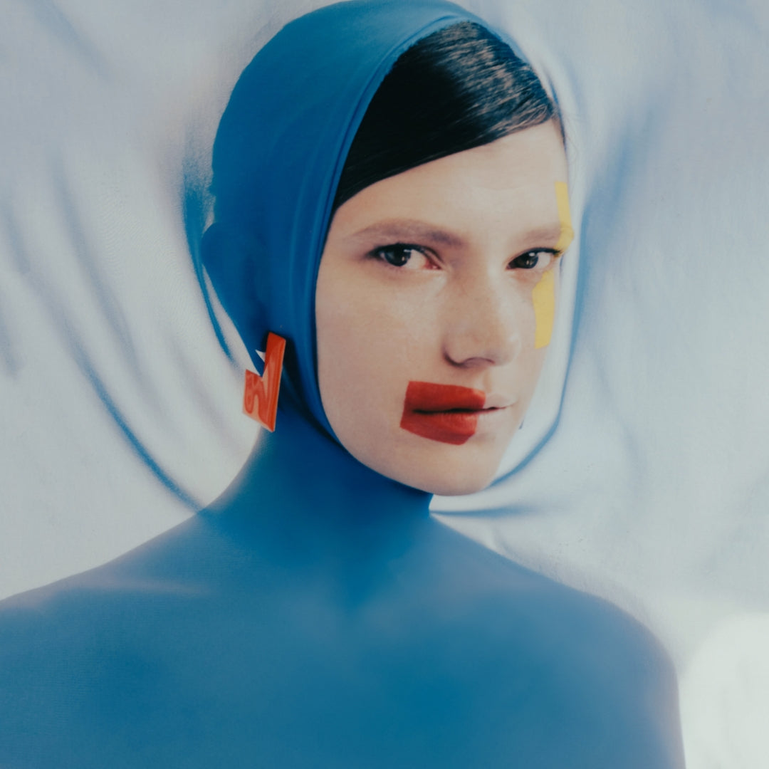agapi-bau-mondrian-boucles-carr-es-mail-orange-bleu image 3