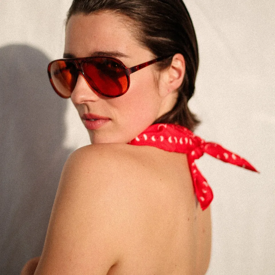 armeria-foulards-bandana-soie-rouge-motif-breton-55-cm image 1