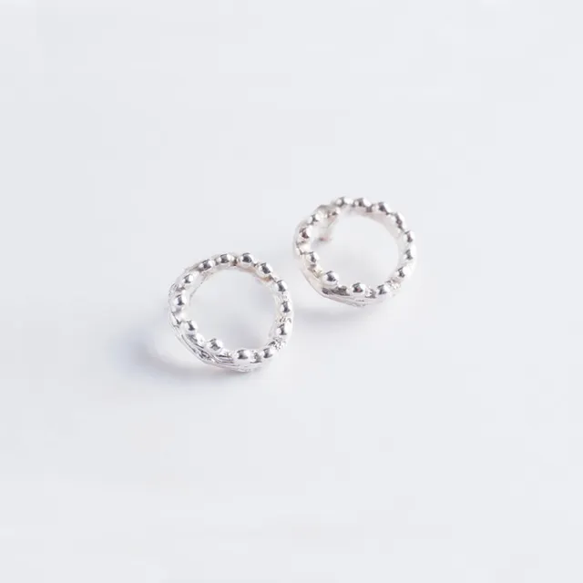 agapi-forestland-tiny-twig-boucles-anneaux-argent-925 image 1