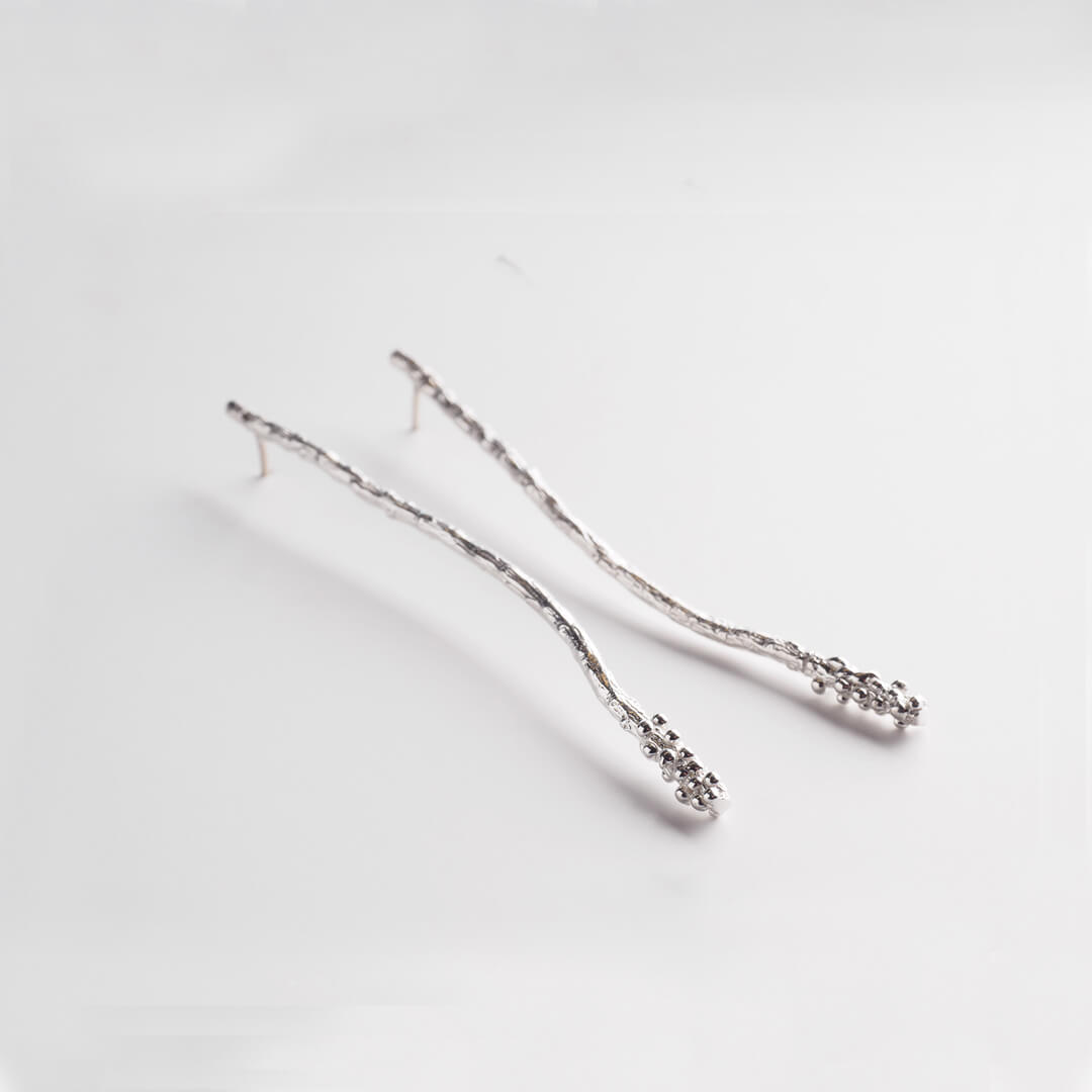 agapi-forestland-curved-branches-boucles-argent-925 image 1