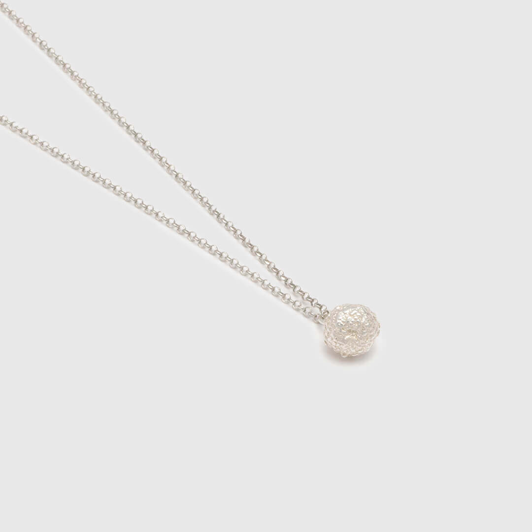 agapi-forestland-collier-graine-ronde-large-argent-925 image 1