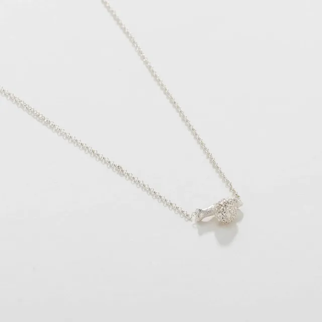 agapi-forestland-collier-seed-brindille-argent-40-cm image 1