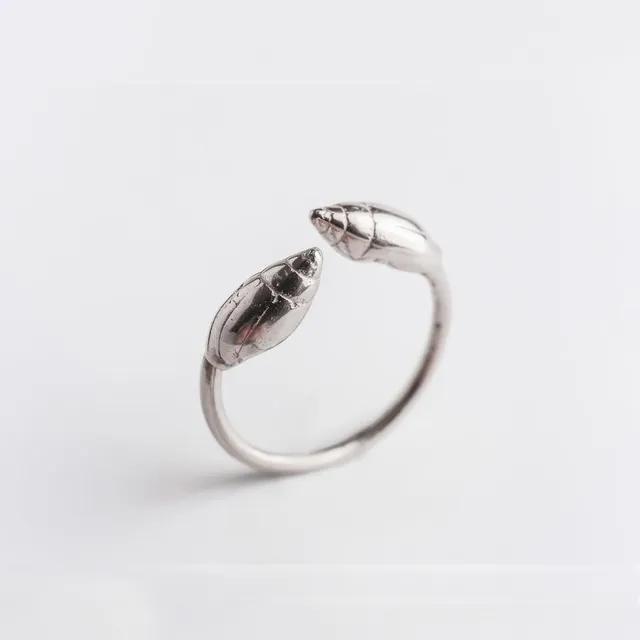 agapi-jewellery-seastories-bague-ajustable-coquillages-argent image 1