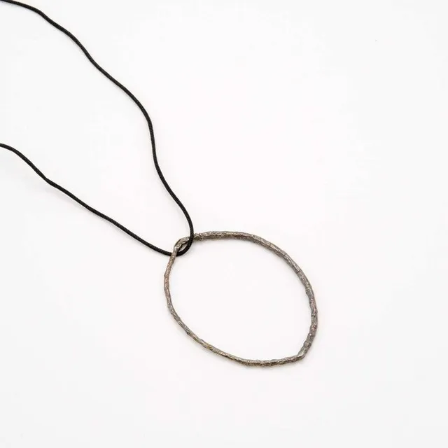 agapi-forestland-collier-branche-anneau-patine-iris-e-argent-925 image 1
