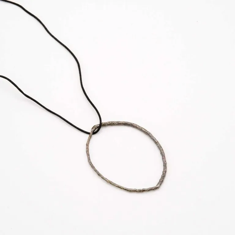 agapi-forestland-collier-branche-anneau-patine-iris-e-argent-925 image 1