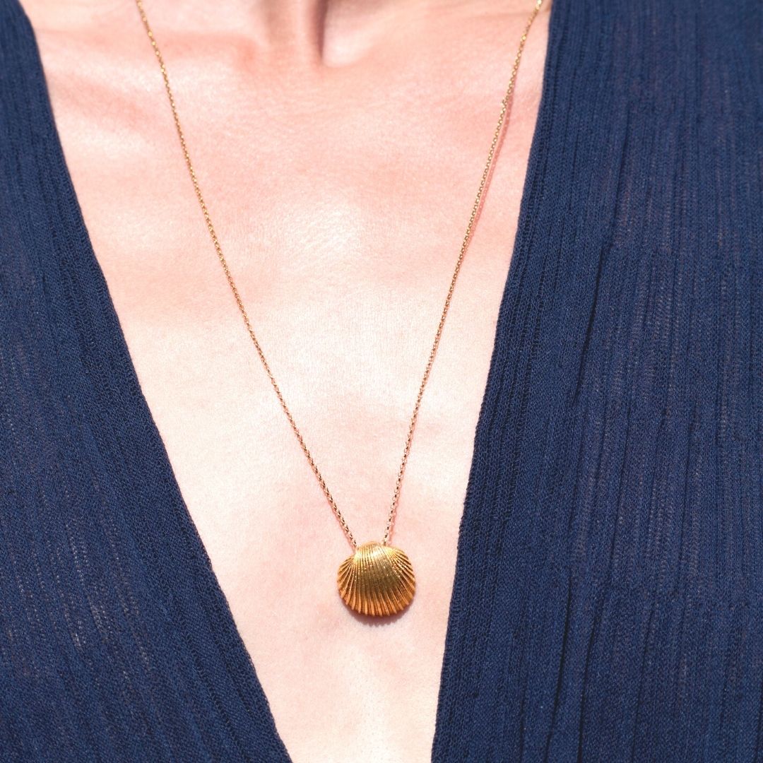 agapi-seastories-grande-oyster-collier-cha-ne-dor-60-cm image 2