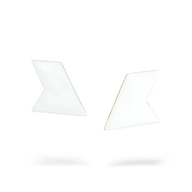 agapi-bau-jewels-prism-boucles-d-oreilles-mail-blanc image 1