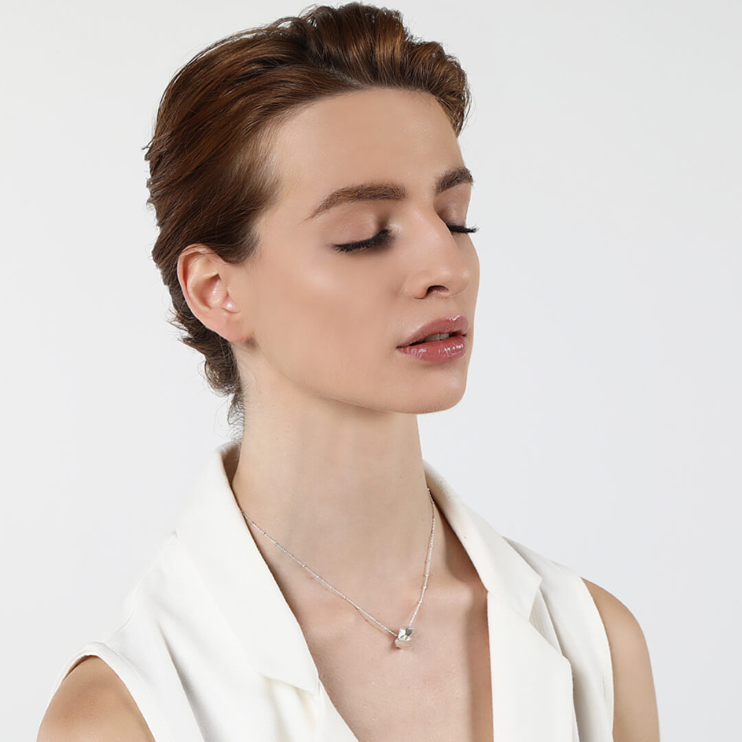 agapi-diamonds-morning-dream-collier-argent-925 image 2